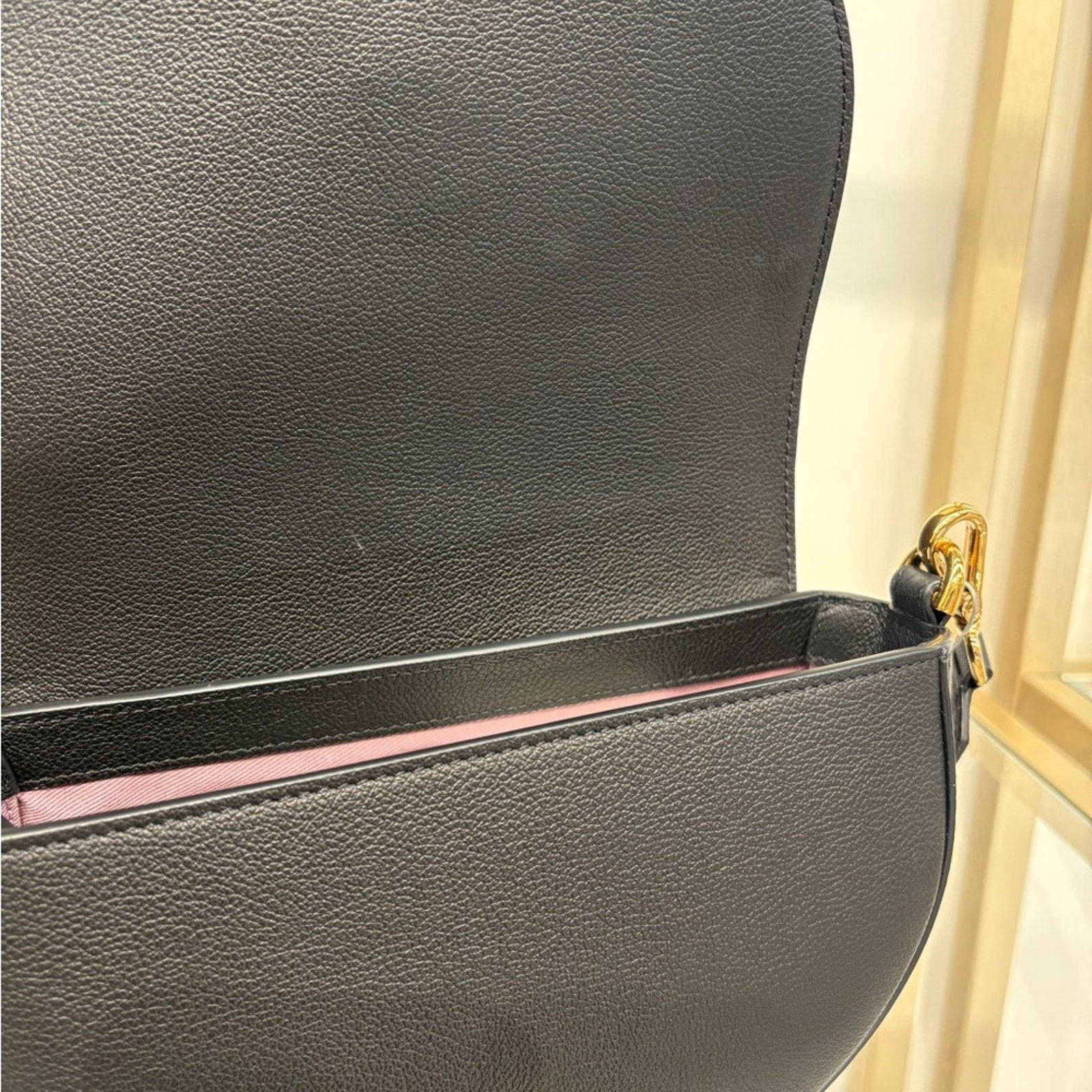 Versace Black la Medusa saddle bag BLACK