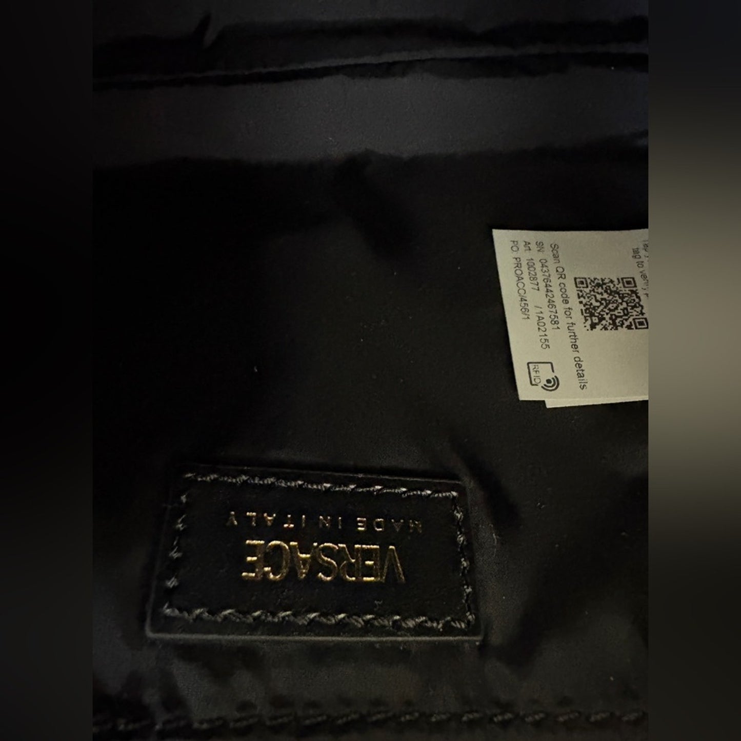 Versace Medusa Black and Gold Women's crossbody/shoulder bag