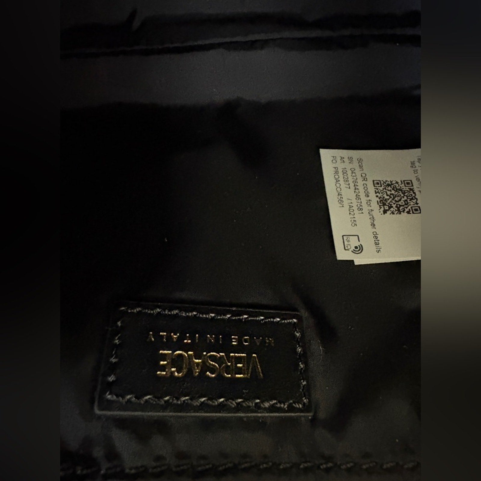Versace Medusa Black and Gold Women's crossbody/shoulder bag